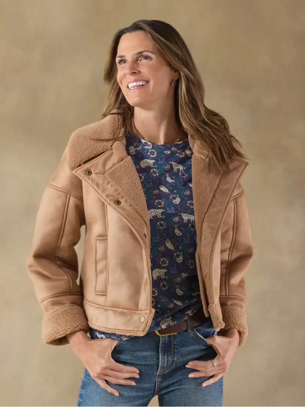 SUNDANCE Moss Ridge Coat in Teddy Brown M - Picture 5 of 14